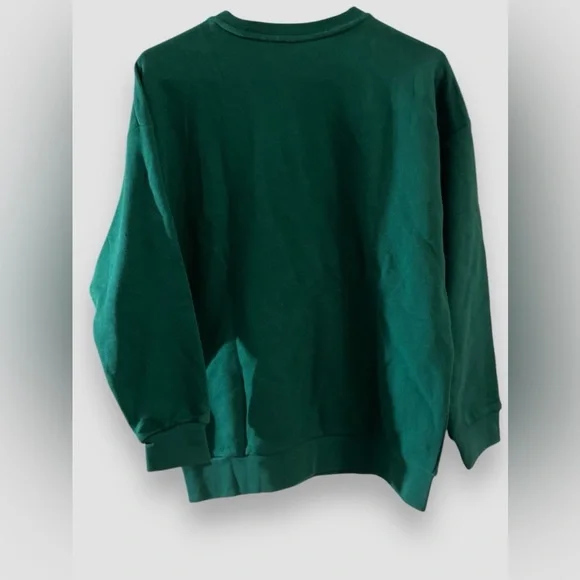 Adidas Originals Big Kids Collegiate Graphic Crewneck Sweatshirt Sz XL Green NWT - Picture 8 of 8